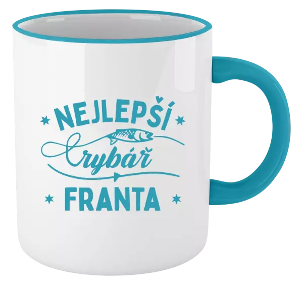 Hrnek Nejlepší rybář se jménem