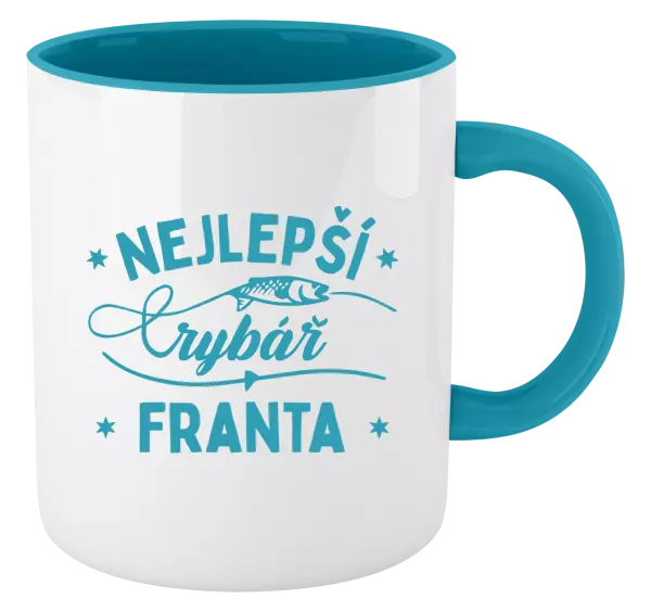 Hrnek Nejlepší rybář se jménem