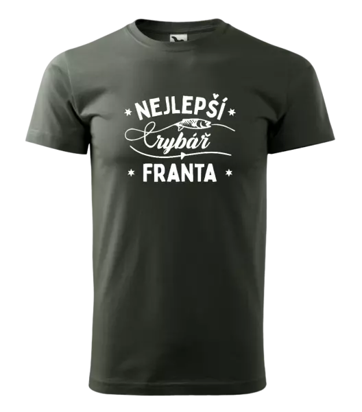 Pánské tričko Nejlepší rybář se jménem