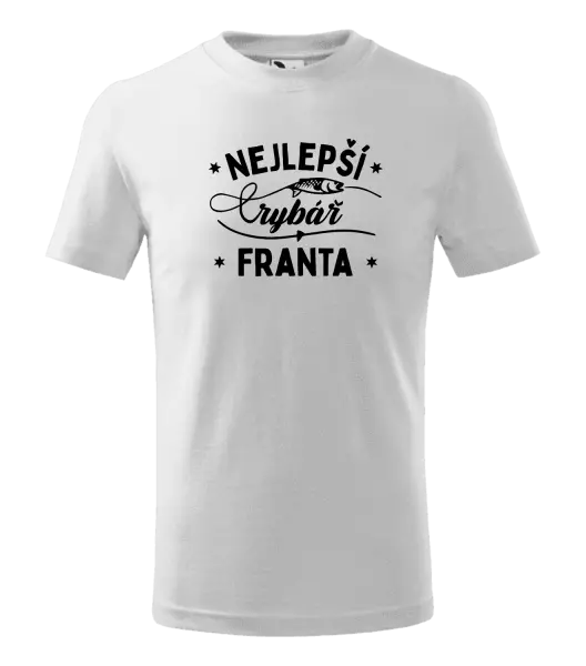 Dětské tričko Nejlepší rybář se jménem