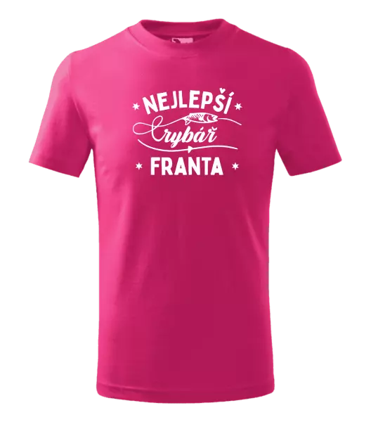 Dětské tričko Nejlepší rybář se jménem