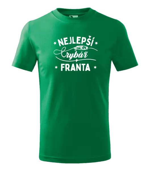 Dětské tričko Nejlepší rybář se jménem