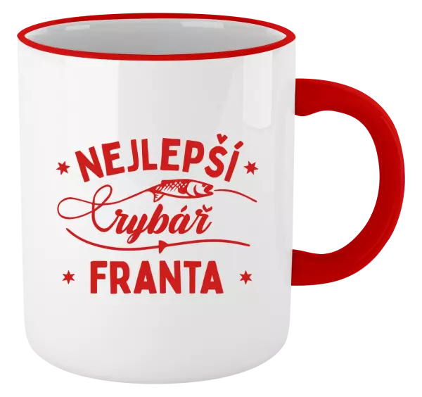Hrnek Nejlepší rybář se jménem