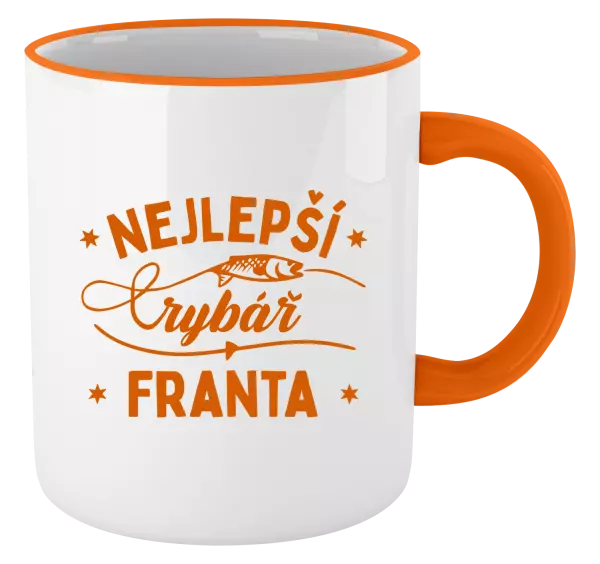 Hrnek Nejlepší rybář se jménem