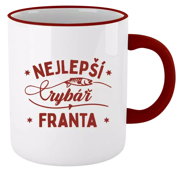 Hrnek Nejlepší rybář se jménem