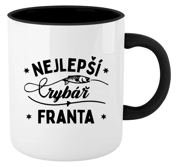 Hrnek Nejlepší rybář se jménem