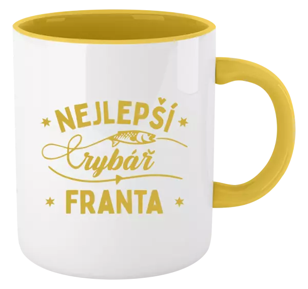 Hrnek Nejlepší rybář se jménem