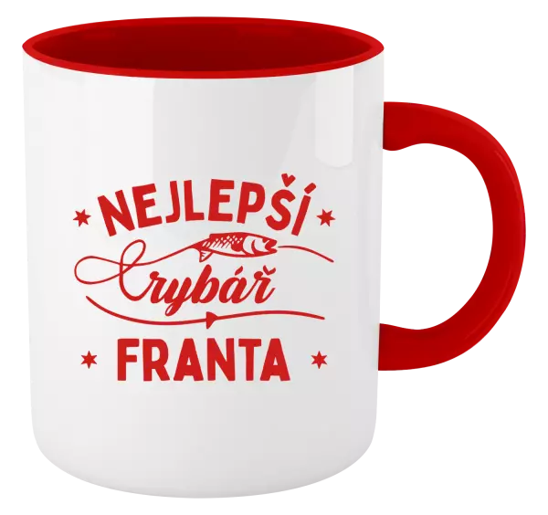 Hrnek Nejlepší rybář se jménem