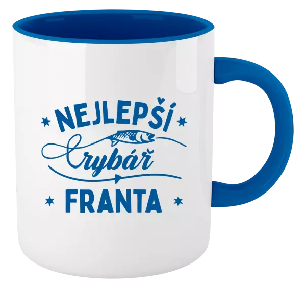 Hrnek Nejlepší rybář se jménem