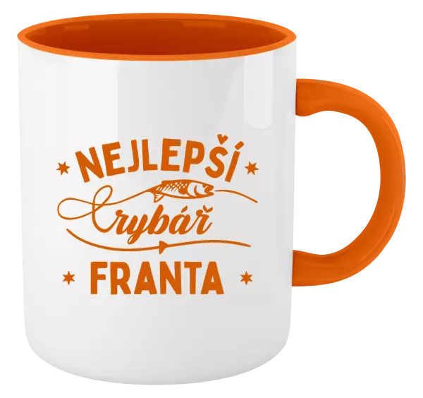 Hrnek Nejlepší rybář se jménem