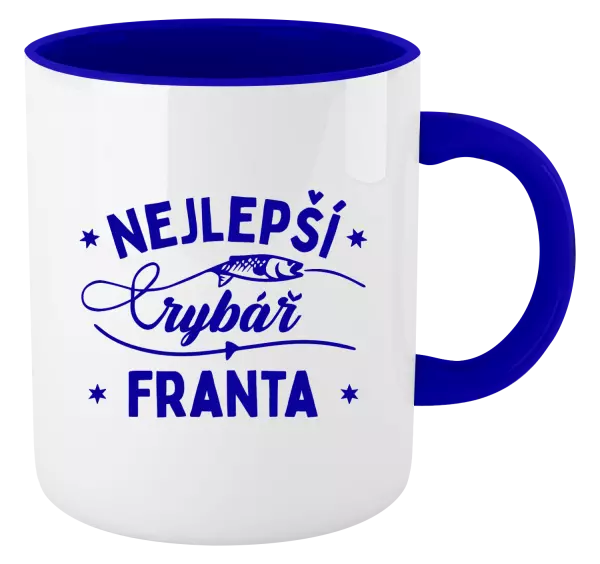 Hrnek Nejlepší rybář se jménem