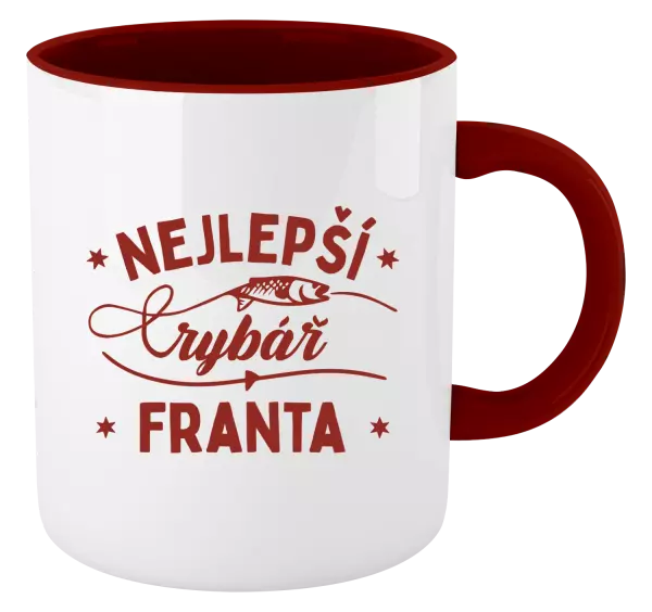 Hrnek Nejlepší rybář se jménem