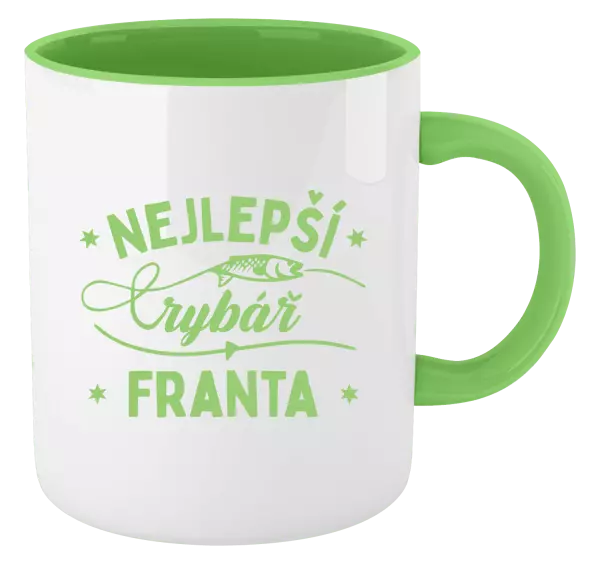 Hrnek Nejlepší rybář se jménem