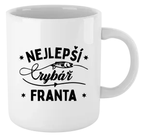 Hrnek Nejlepší rybář se jménem