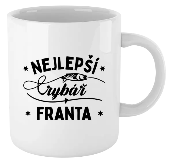 Hrnek Nejlepší rybář se jménem