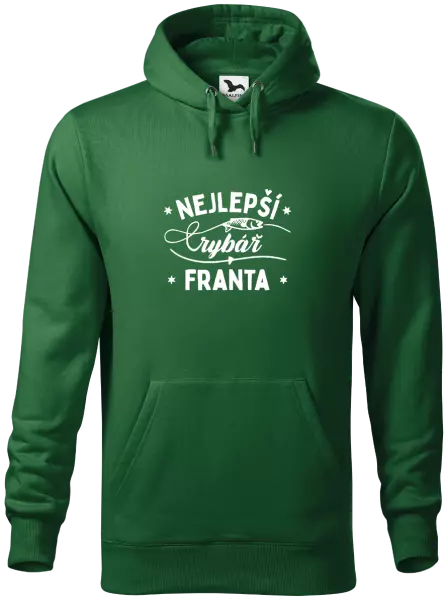 Pánská mikina Nejlepší rybář se jménem