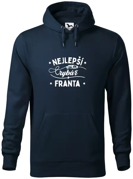 Pánská mikina Nejlepší rybář se jménem