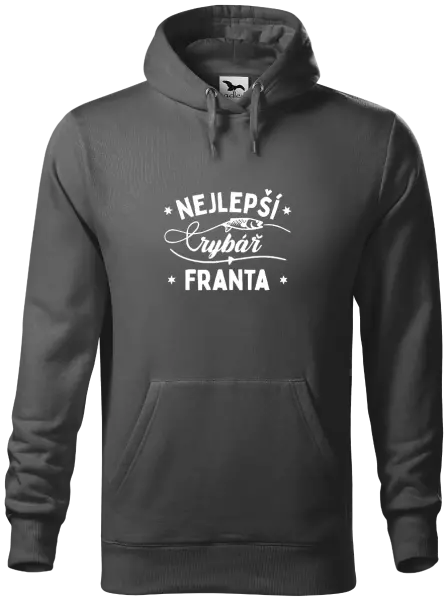 Pánská mikina Nejlepší rybář se jménem