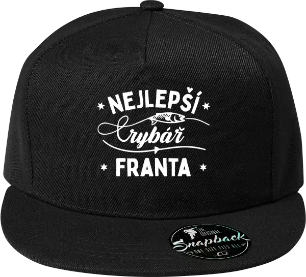 Snapback kšiltovka Nejlepší rybář se jménem