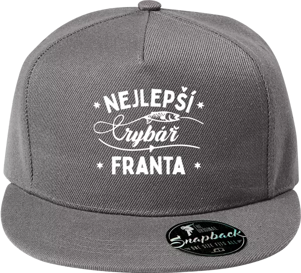 Snapback kšiltovka Nejlepší rybář se jménem