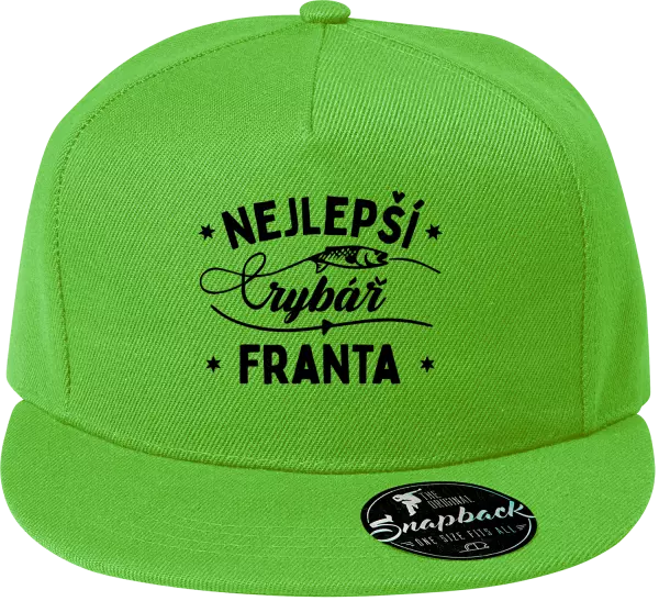 Snapback kšiltovka Nejlepší rybář se jménem