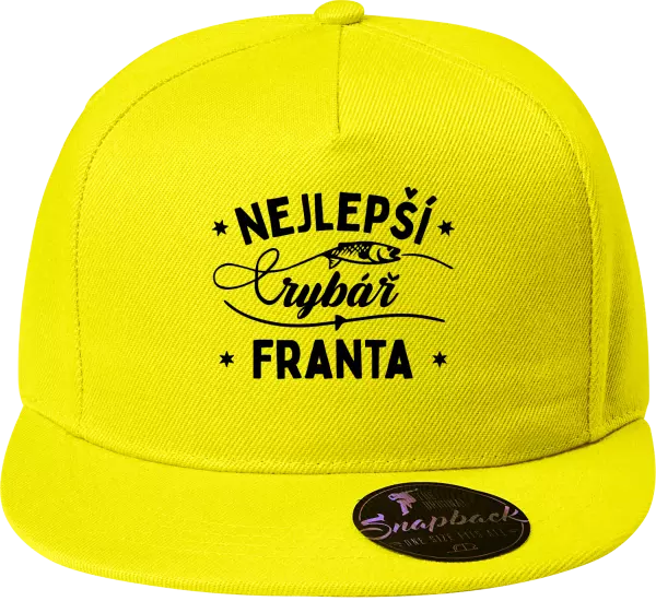 Snapback kšiltovka Nejlepší rybář se jménem