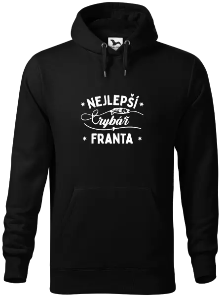 Pánská mikina Nejlepší rybář se jménem