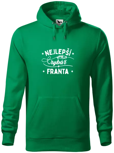 Pánská mikina Nejlepší rybář se jménem