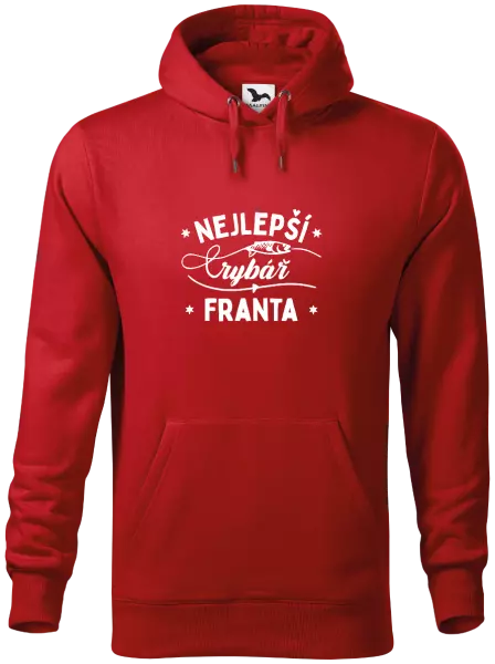 Pánská mikina Nejlepší rybář se jménem