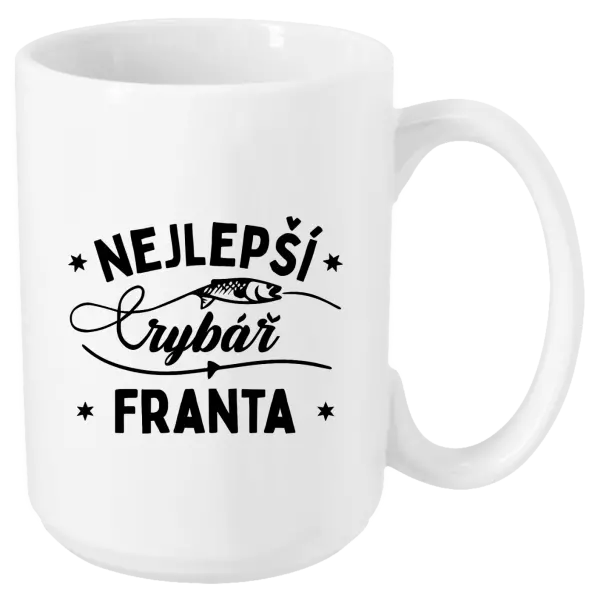 Hrnek Nejlepší rybář se jménem