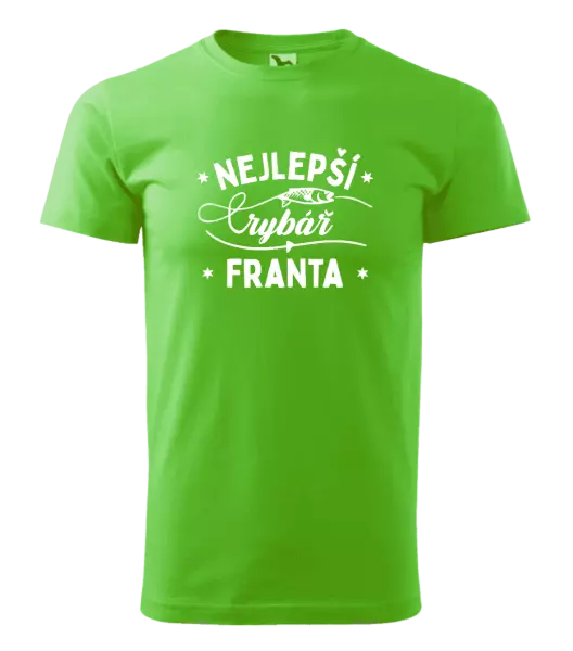 Pánské tričko Nejlepší rybář se jménem
