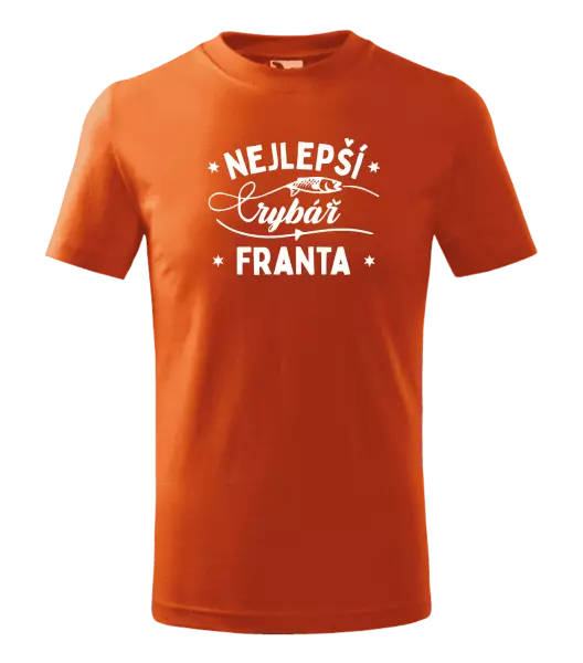 Dětské tričko Nejlepší rybář se jménem