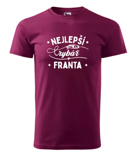 Pánské tričko Nejlepší rybář se jménem