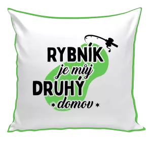 Polštář Rybník je můj druhý domov