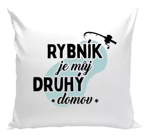 Polštář Rybník je můj druhý domov