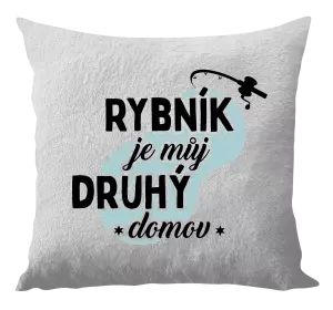 Polštář Rybník je můj druhý domov