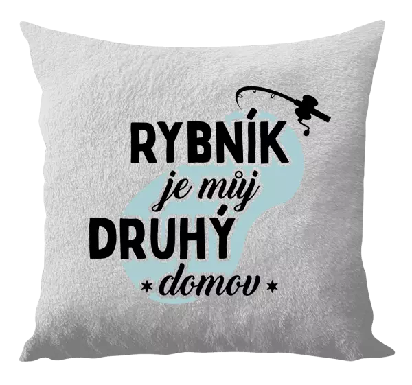 Polštář Rybník je můj druhý domov