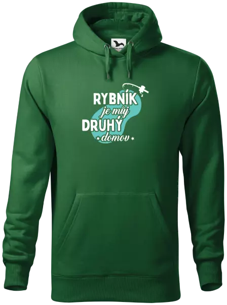 Pánská mikina Rybník je můj druhý domov