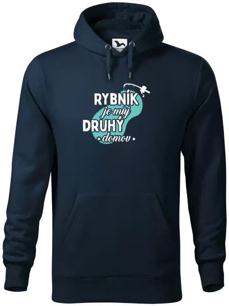 Pánská mikina Rybník je můj druhý domov