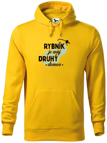 Pánská mikina Rybník je můj druhý domov