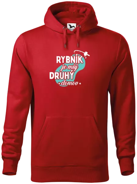 Pánská mikina Rybník je můj druhý domov