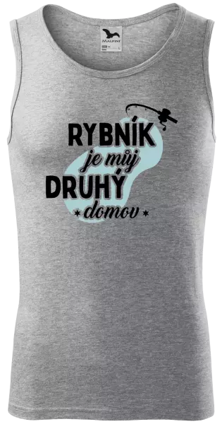 Pánské tílko Rybník je můj druhý domov