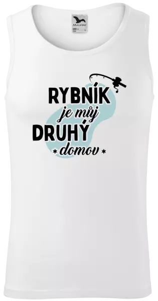 Pánské tílko Rybník je můj druhý domov
