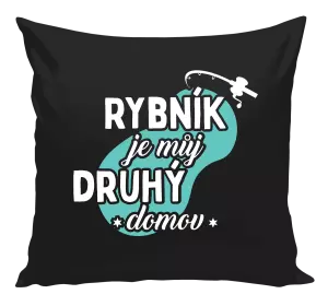 Polštář Rybník je můj druhý domov