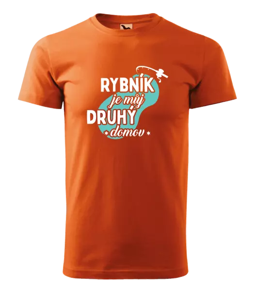 Pánské tričko Rybník je můj druhý domov