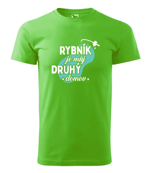 Pánské tričko Rybník je můj druhý domov