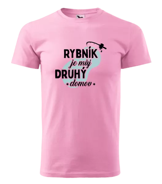 Pánské tričko Rybník je můj druhý domov