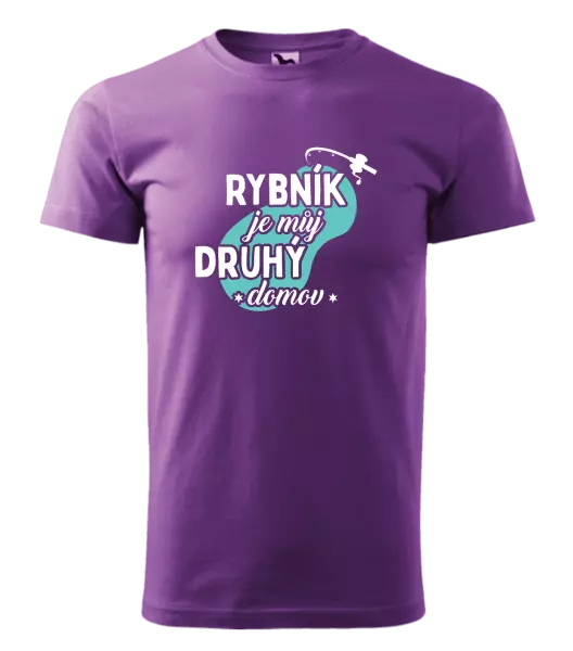 Pánské tričko Rybník je můj druhý domov