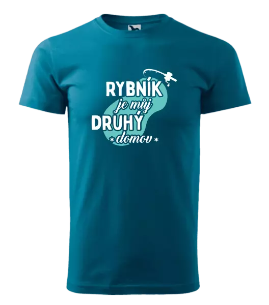 Pánské tričko Rybník je můj druhý domov