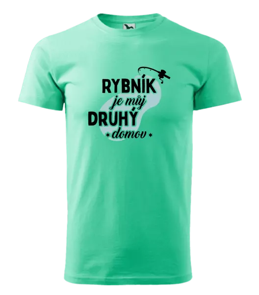 Pánské tričko Rybník je můj druhý domov